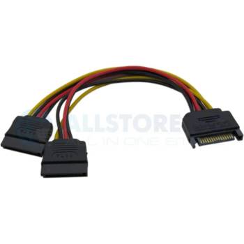 VCOM разклонител SATA Power splitter 15-pin M / 2xFemale - CE360-0.15m (CE360-0.15m)