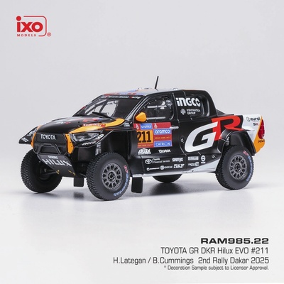 IXO Toyota GR DKR Hilux T1+ Rally Dakar 2025 211 Lategan Cummings 1:43