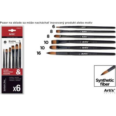 Štetec sada Artix 6ks PP386-01