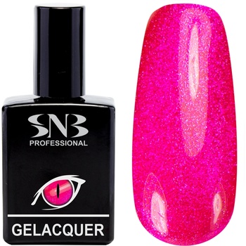 SNB Гел лак snb Ефект котешко око циклама 15 мл, циклама, gle11 (gle11)
