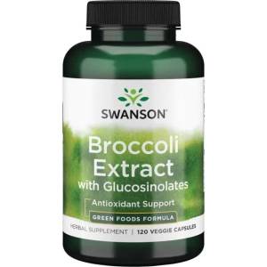 Swanson Broccoli Extract with Glucosinolates, 120 растителни капсули, Swanson (SWR035)