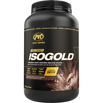 Image 1 of PVL IsoGold | Whey Protein Isolate [908 грама] Троен Шоколад