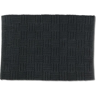 KELA Постелка за баня Leana, 50x80см - цвят гранитно сиво (KELA-23516)