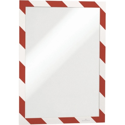 Durable Samolepicí rám. Duraframe, A4, červeno/bílá, 2 ks