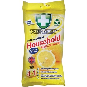 GreenSh кърпички (50 бр. /фолио) PRO Antibacte