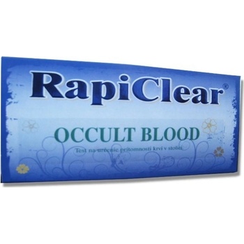 RapiClear Occult Blood IVD na samodiagnostiku