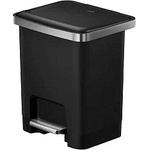 EKO-Europe Кош за отпадъци EKO HANA II с педал (15 л) - черен (EKO 638815 - Black)
