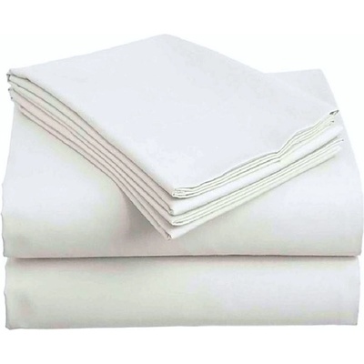 Top textil bavlna prostěradlo Plachta Bílé 4 kusy 140x240