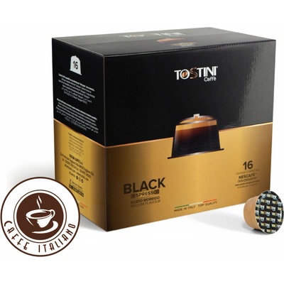 Tostini Dolce Gusto Black 16 ks