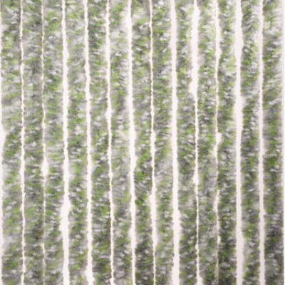 Dekorativní závěs proti hmyzu do dveří karavanu Brunner, 56 × 205 cm barva zelená/šedá/bílá