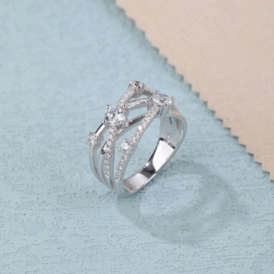 Jan Kos jewellery Stříbrný prsten MHT 2678 SW