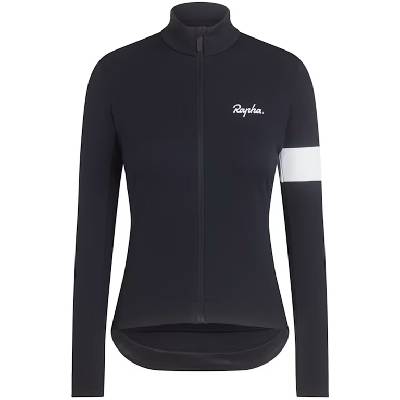 Dámska zimná cyklistická bunda Rapha Women's Core Winter Jacket - Black/White XS