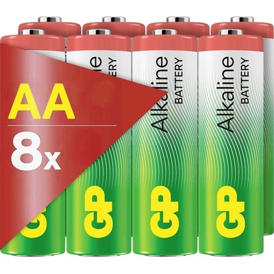 GP Alkaline AA 8ks B04238
