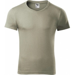 MALFINI Malfini slim fit v-neck 146 / Мъжка тениска с v-образно деколте - светло каки xxxl (1462818)