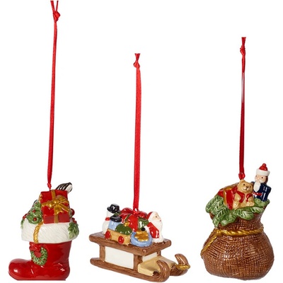 Vánoční ozdoby, sada 3ks, kolekce Nostalgic Ornaments Villeroy & Boch