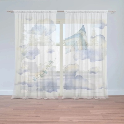 Sablio Záclony Bezstarostný deň: 2ks 150x250cm