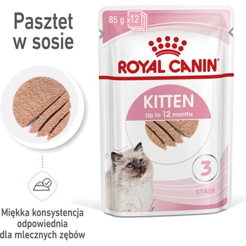 Royal Canin Kitten пастет 12x85g мокра храна - пастет за котенца до 12 месеца