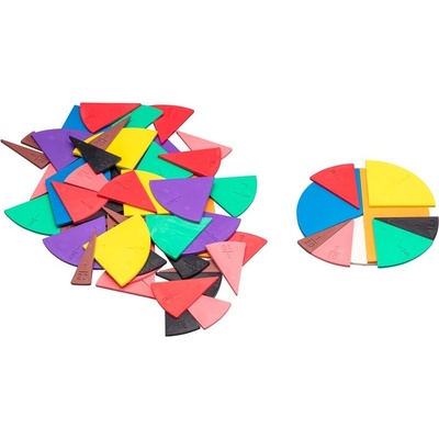 Wissner Kruhové výseče pro výuku zlomků 71 ks