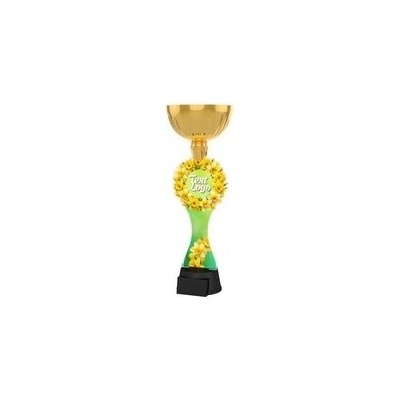 Poháry Bauer Akrylátová trofej ACUPCGM124 Květinová edice