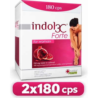 Medikapharm Indol3C forte for woman 180 kapsúl