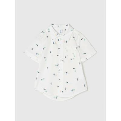 GAP Бебешка шарена риза GAP GAP | Byal | Момчешки | 92