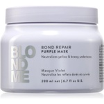 Schwarzkopf Blondme Bond Repair Purple Mask маска за коса неутрализиращ жълтеникавите оттенъци 200ml