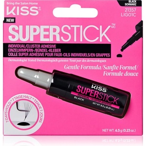 KISS Superstick Glue лепило за изкуствени мигли Black 6.5 гр