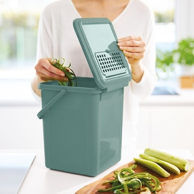 Rotho Kompostovací kbelík 9 L s uhlíkovým filtrem R87795 – Zboží Dáma