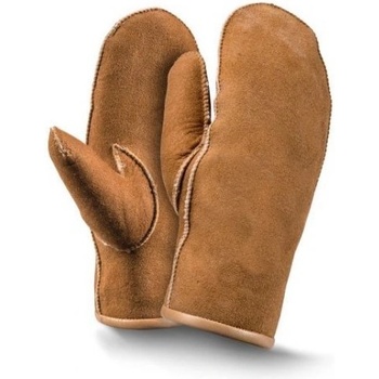 Kreibich kožešinové palčáky Basic hnědá