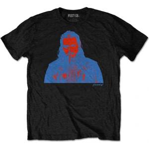 Post Malone Red & Blue Photo Black L Риза (POSTTS02MB03)