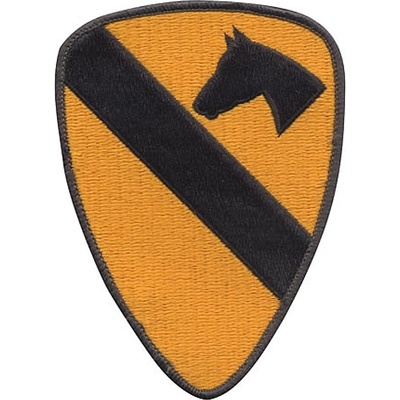 Made In USA Nášivka 1ST CAVALRY velká barevná
