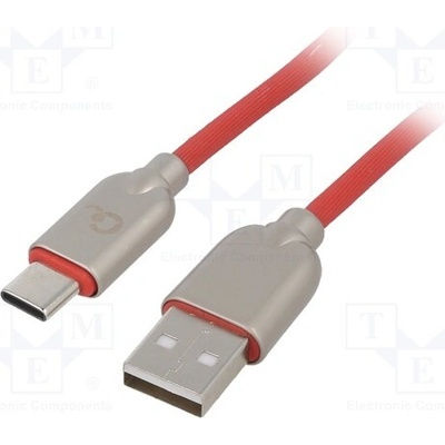 Gembird CC-USB2R-AMCM-2M-R USB 2.0 USB A vidlice USB C vidlice zlacený