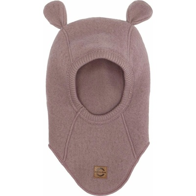 MIKK-LINE Merino kukla detská s uškami ružová Twilight Mauve Mikk Line