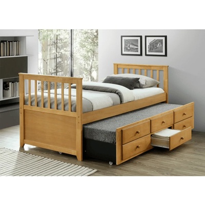 Легло тип сандвич Austin масив дъб