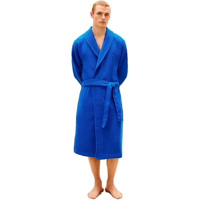 Tommy Hilfiger Waffle bathrobe - Blue (Regal Blue)