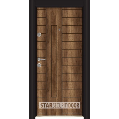 Starsteeldoor Блиндирана врата Parkdor SL 221 Газез Орех (цена без монтаж)