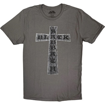 Black Sabbath Cross Charcoal Grey L Риза (BSTS13MC03)
