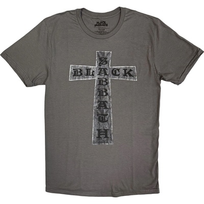Black Sabbath Cross Charcoal Grey L Риза (BSTS13MC03)