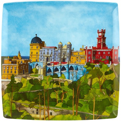 Vista Alegre Štvorcový servírovací tanier 30 x 30 cm Alma de Sintra
