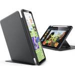 ESR Силиконов тефтер за iPad 10.9 4 / 5 / 2020-2022 / 11" 6 / 7 / 2024 - 2025 от ESR Flip Hybrid - Черен (4894240267134)