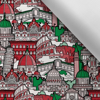 Takoy Látka s potiskem kočárkovina TD/NS I love Italy by Takoy® v barvách vlajky