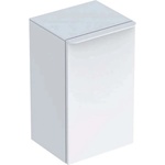 Geberit Smyle Square - Страничен шкаф, панти отляво, лъскаво бяло 500.360. 00.1 (500.360.00.1)