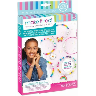 Make It Real Make It Real Sada na výrobu náramků Rainbow Treasure