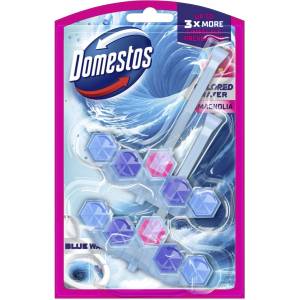 Domestos Power5 блок за освежаване на тоалетната Blue Water Magnolia (3x48g) (65290116)