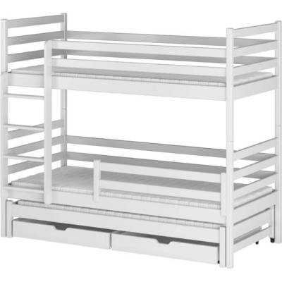 Sconto Ulk poschodová s výsuvným lôžkom biela