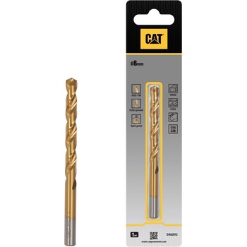 CAT Свредло за метал CAT DA02012 HSS Titan 8x117мм (3512691)