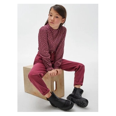 MAYORAL Текстилни панталони 7.510 Виолетов Regular Fit (7.510)