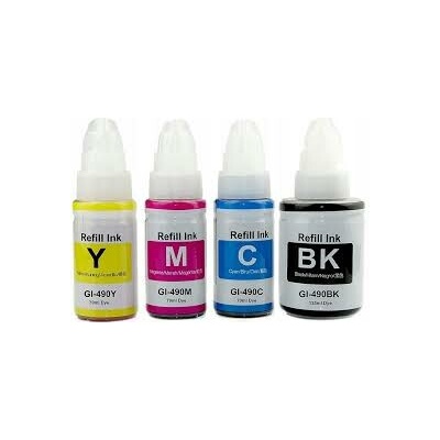 Atrament Tonerovo Canon GI-490 Bk+CMY Multipack - kompatibilný