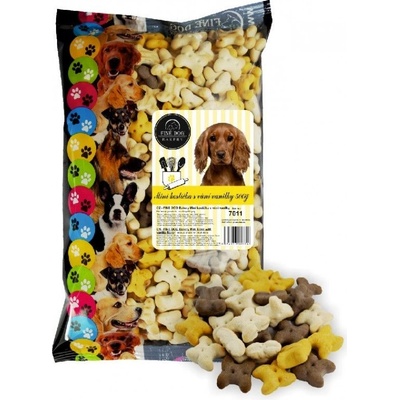 Fine Dog Bakery Mini kostička s vůní vanilky 500 g