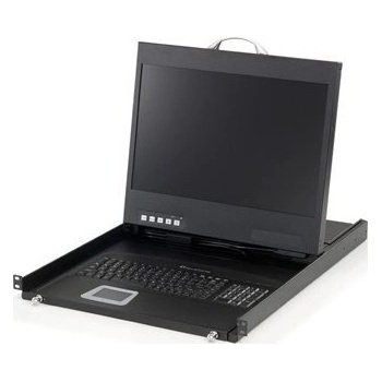 LevelOne KVM-8901DE стелажна конзола 48, 3 см (19") 1440 x 900 пиксела Черен (KVM-8901DE) (KVM-8901DE)